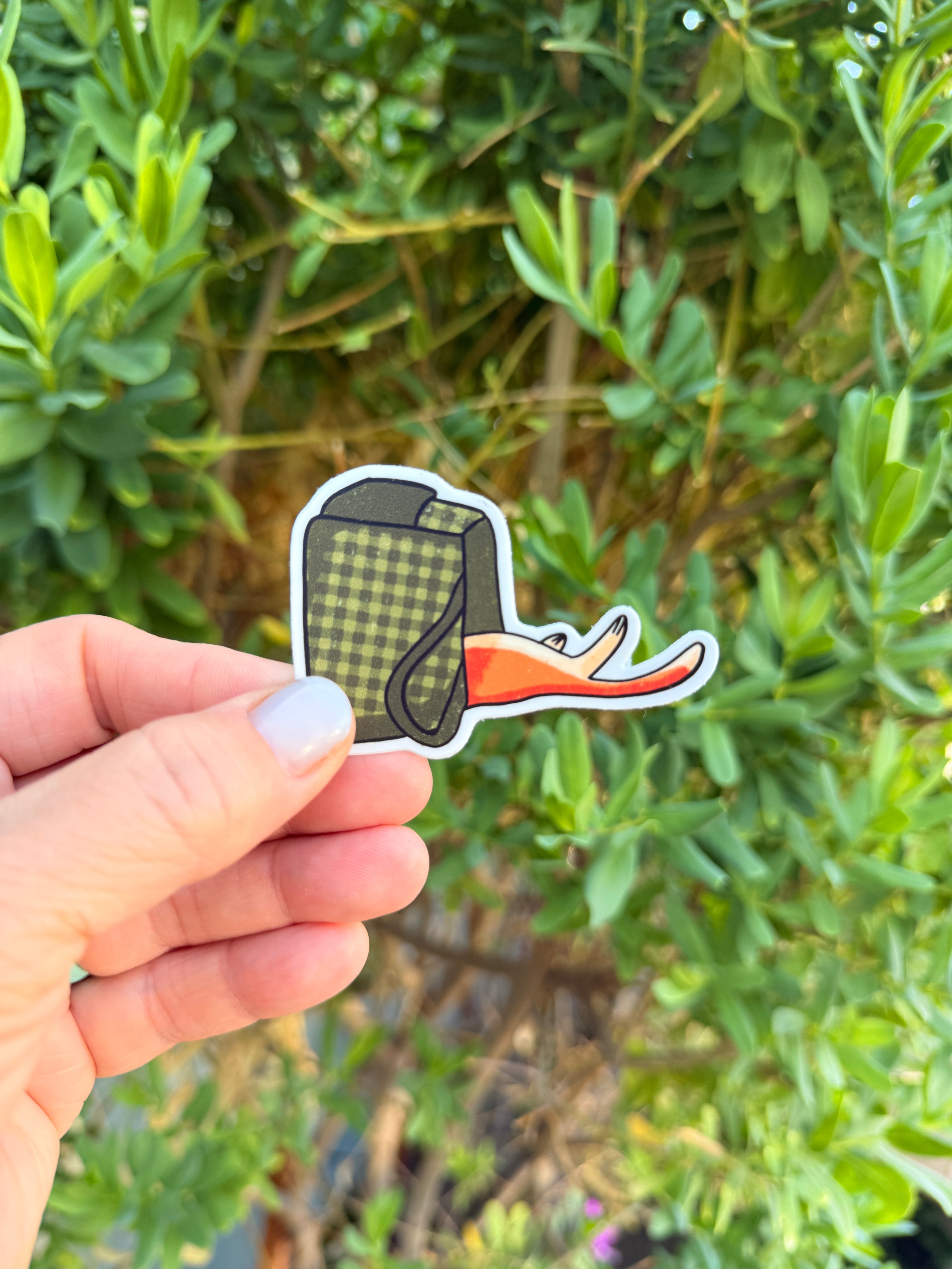 Cat in Bag Sticker