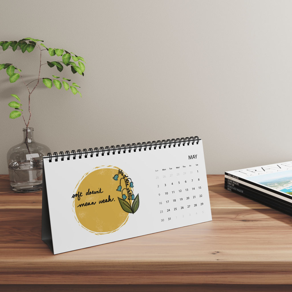 Small Flowers Big Feelings Desktop Calendar | 2027 Calendar