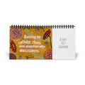 Sassy Floral Quote Desktop Calendar | 2027 Desk Planner