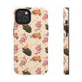 Simba Cat Phone Case with Toys, Cute Orange Cat Case, Playful Cat Lover Gift, Kawaii Cat Design, iPhone Samsung Case