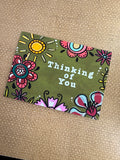 Thinking of You — Floral Greeting Card