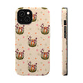 Floral Cat Pattern Magnetic Impact-Resistant Phone Case