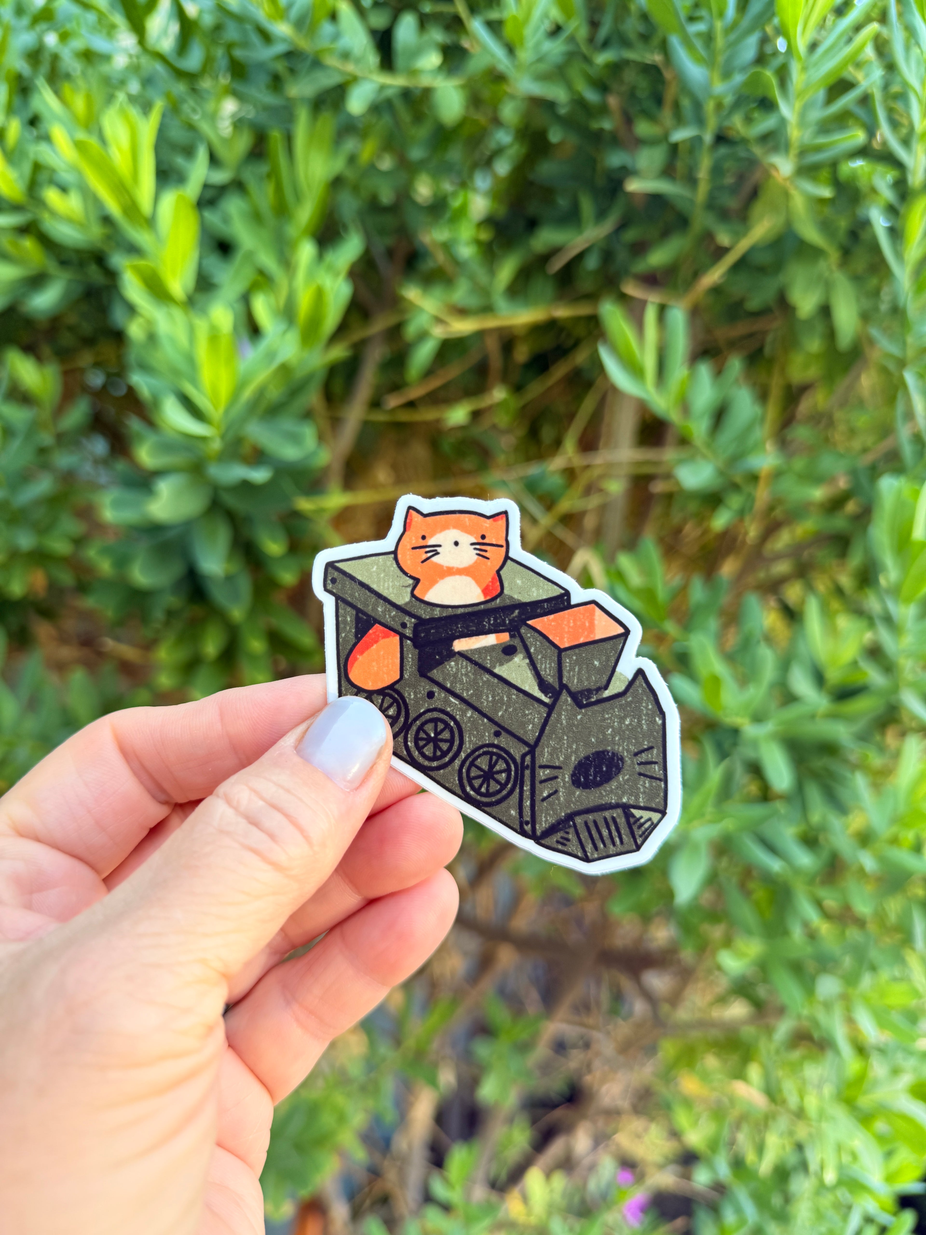Cat Express Vinyl Sticker