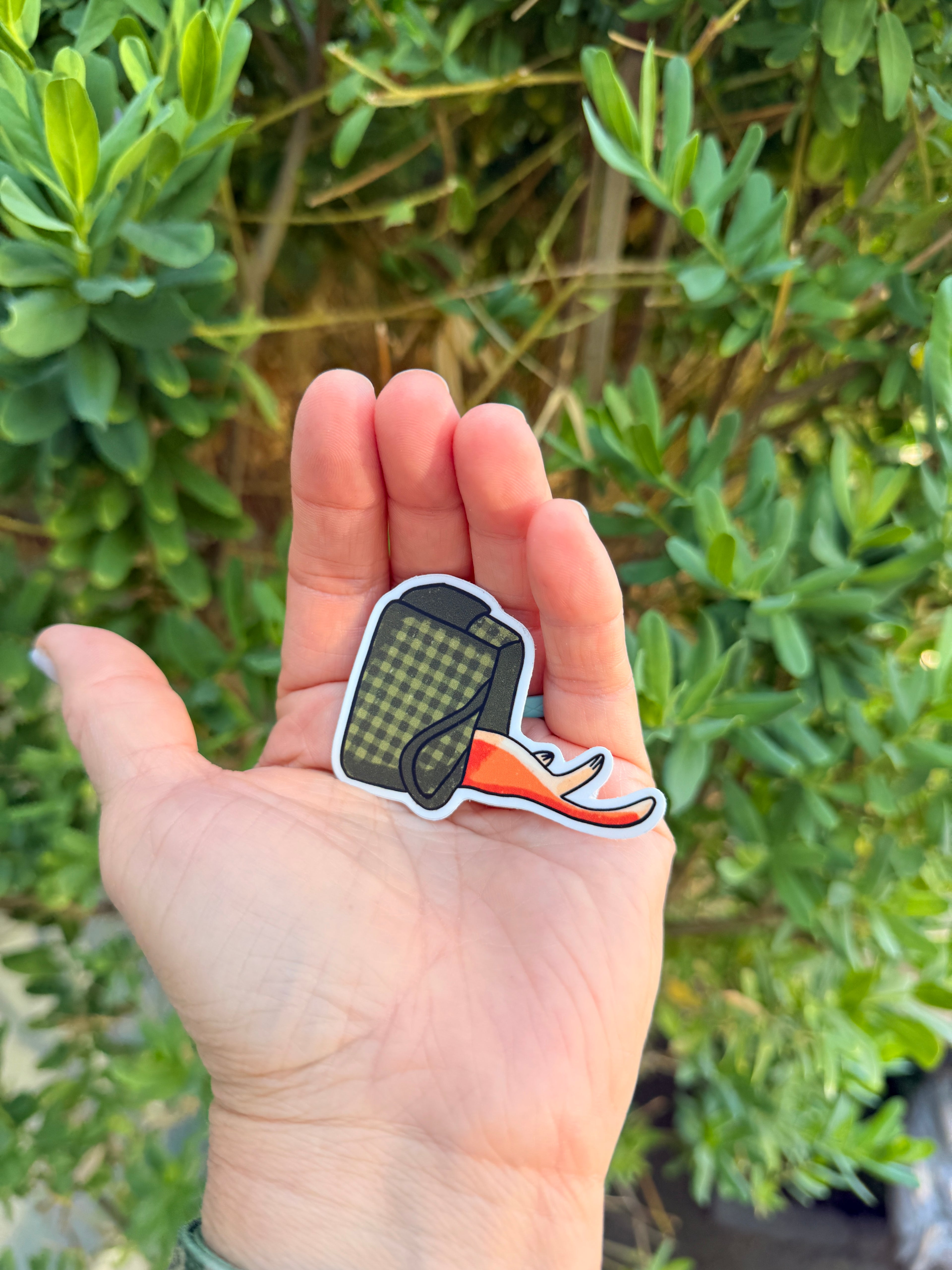 Cat in Bag Sticker