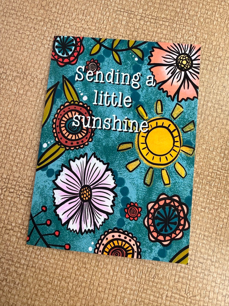 Sending a Little Sunshine — Greeting Card