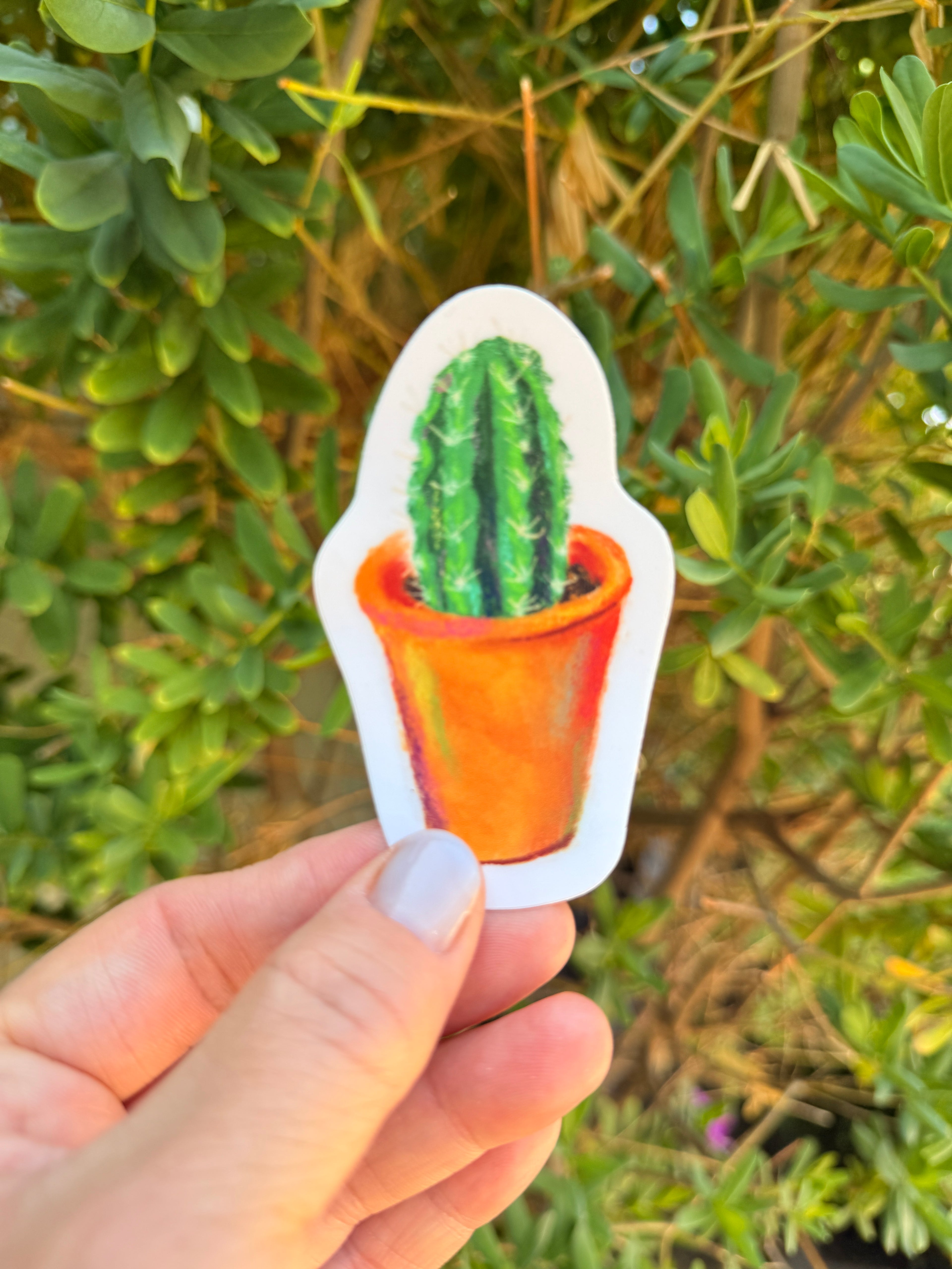 Potted Cactus Sticker