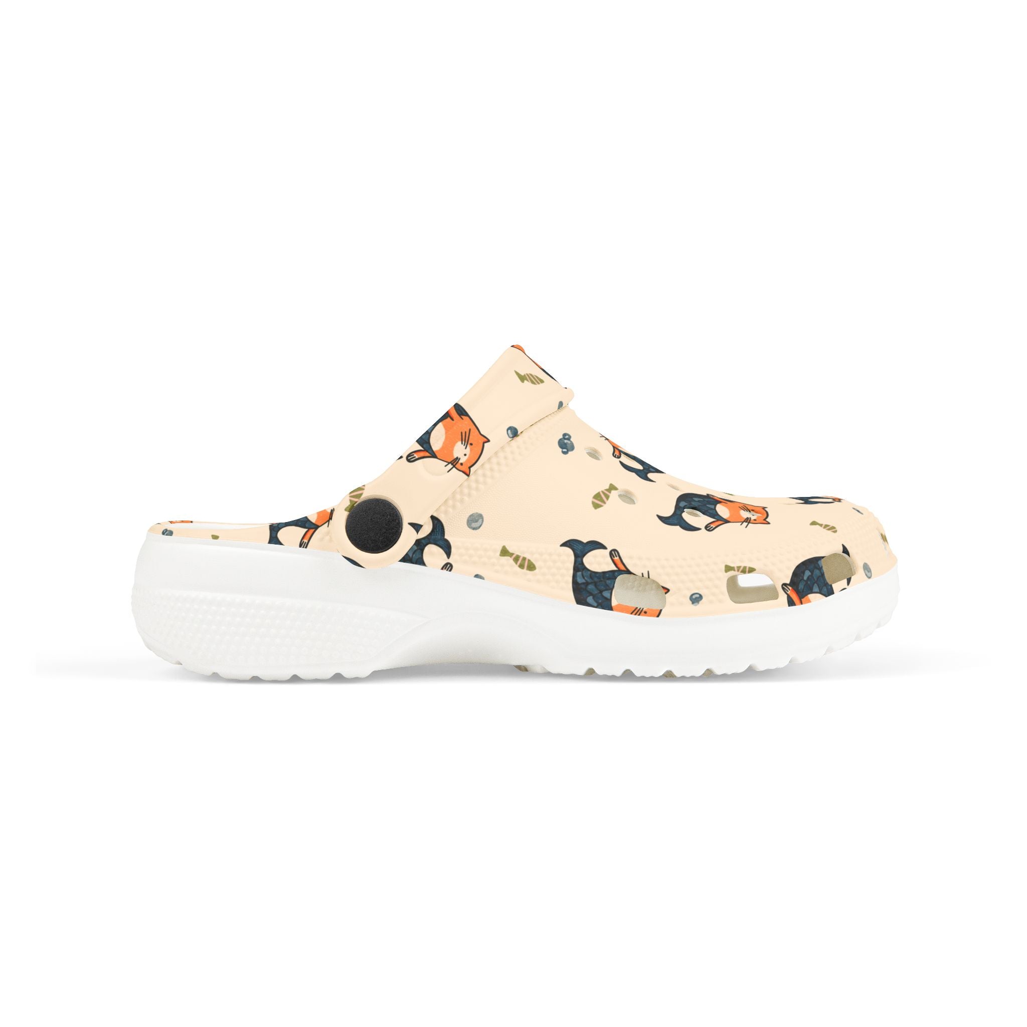 Kids Clogs — Cute Cat Mermaid Pattern EVA Foam Slip-Ons