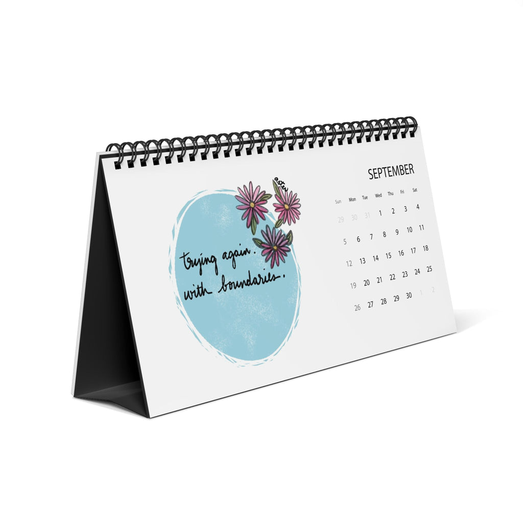 Small Flowers Big Feelings Desktop Calendar | 2027 Calendar