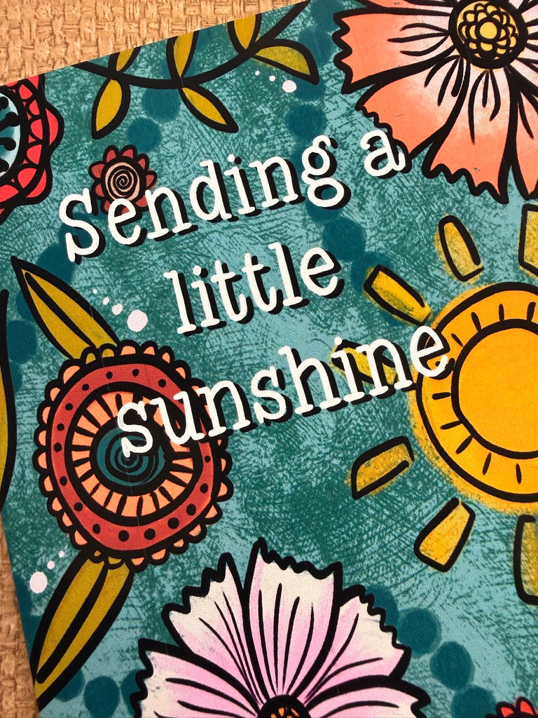 Sending a Little Sunshine — Greeting Card
