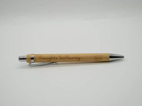 Engraved Bamboo Pen – Featuring Simba 🐾