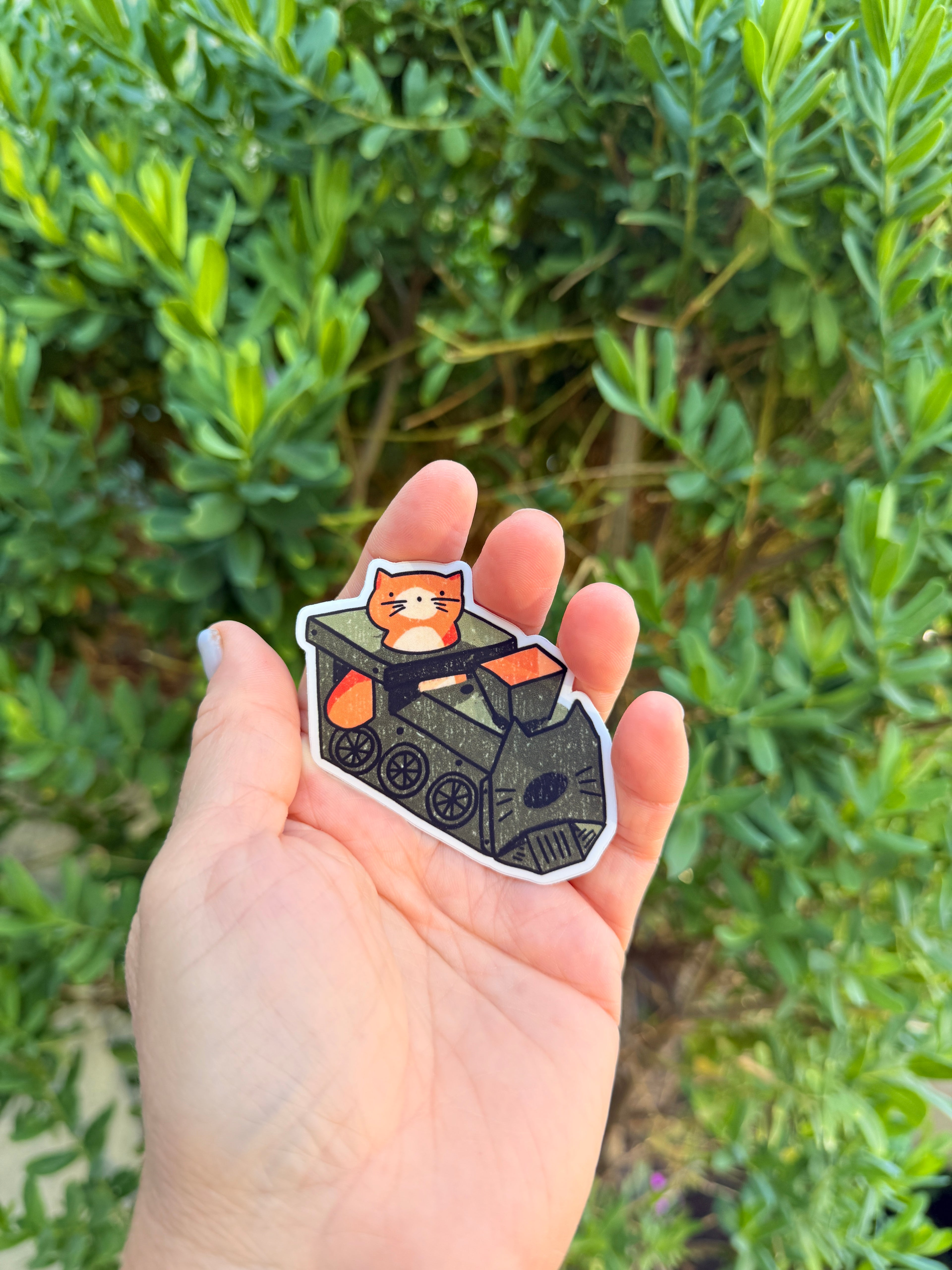 Cat Express Vinyl Sticker