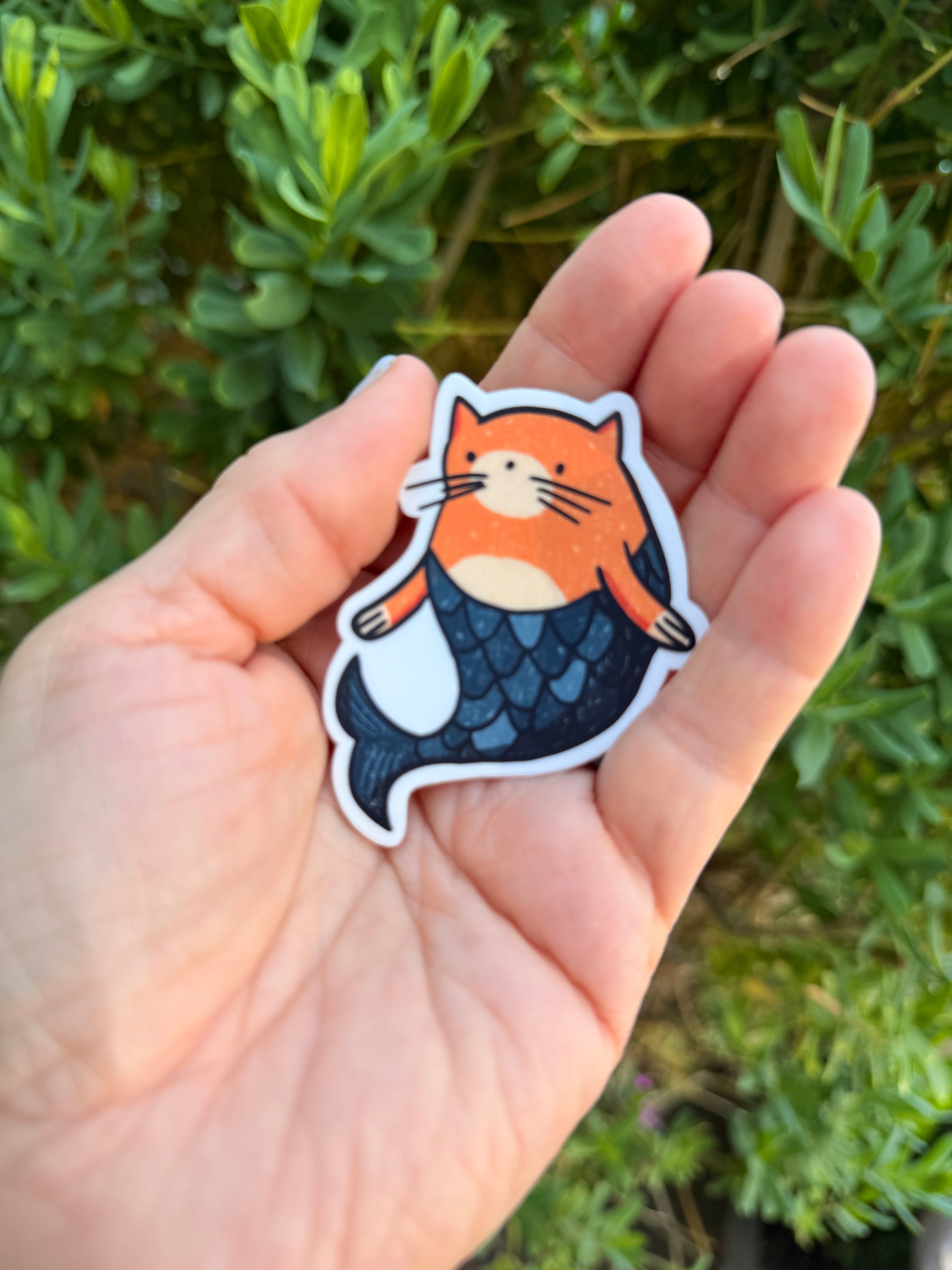 Cat Mermaid Sticker