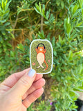 Relaxing Cat Sticker