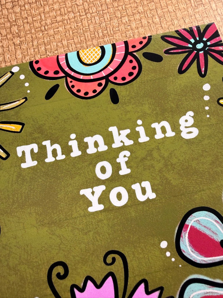 Thinking of You — Floral Greeting Card