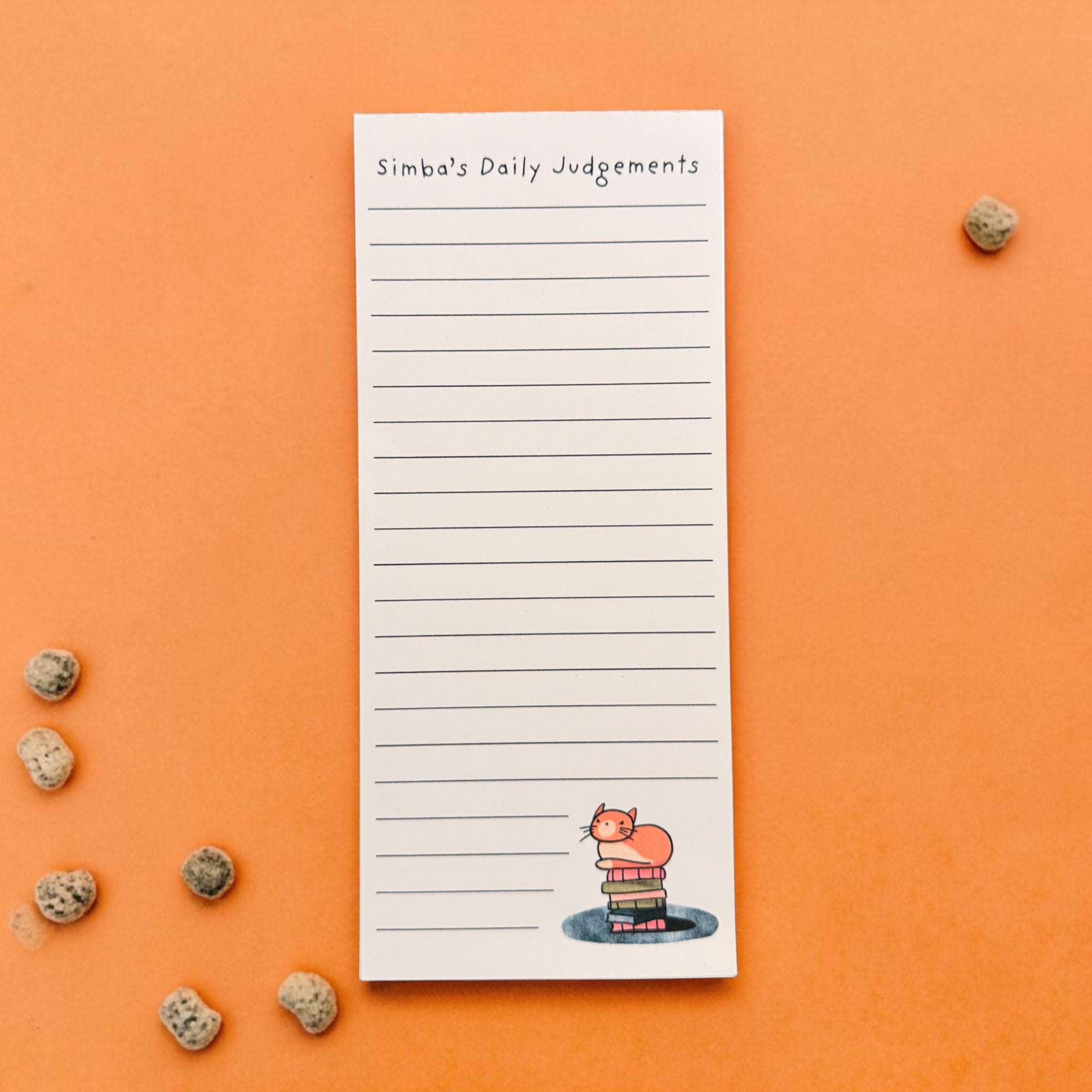 Simba’s Daily Judgments – 30 Page To Do List Magnetic Notepad