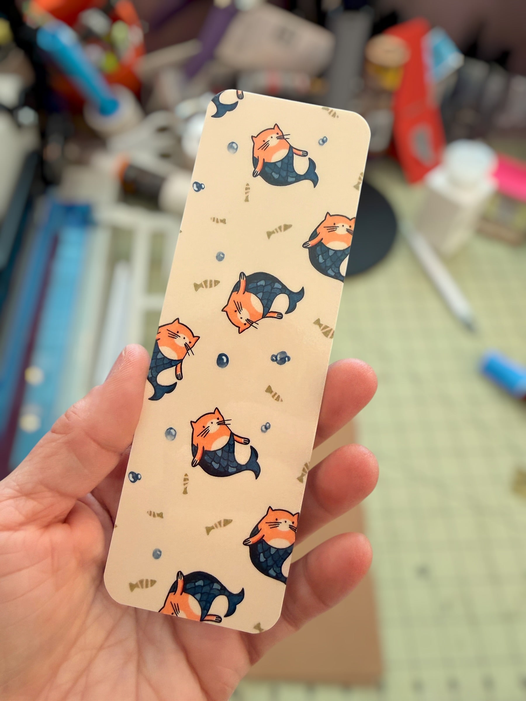 Free Cat Bookmarks – Choose Your Design
