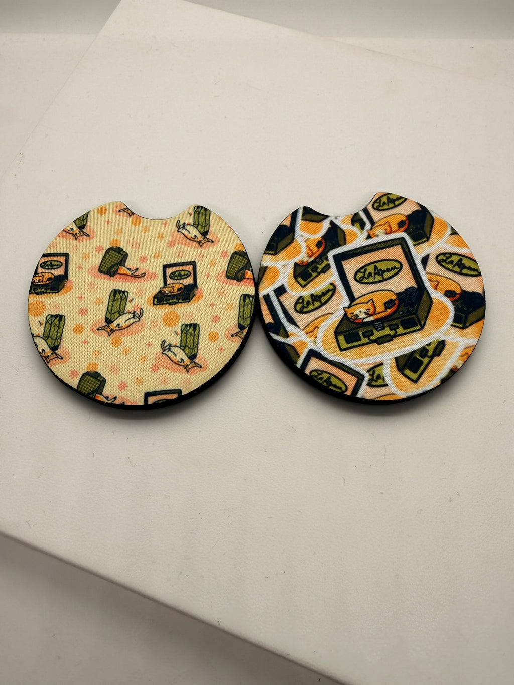 Cat Car Coasters – Set of 2