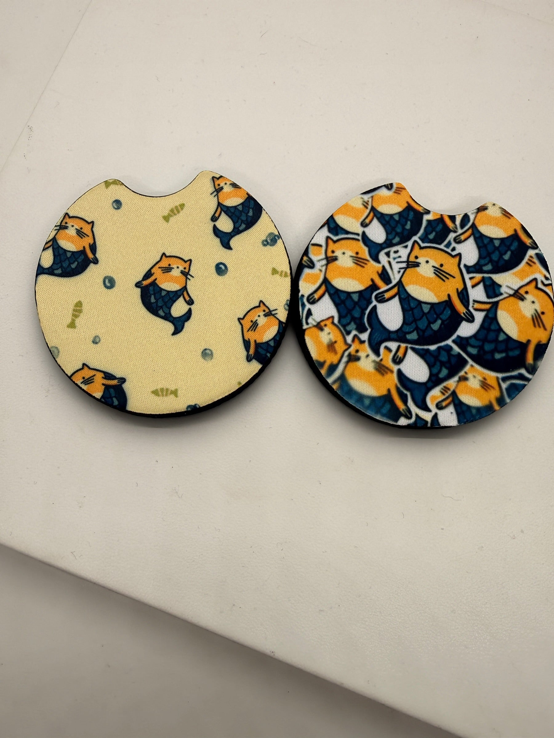 Cat Car Coasters – Set of 2