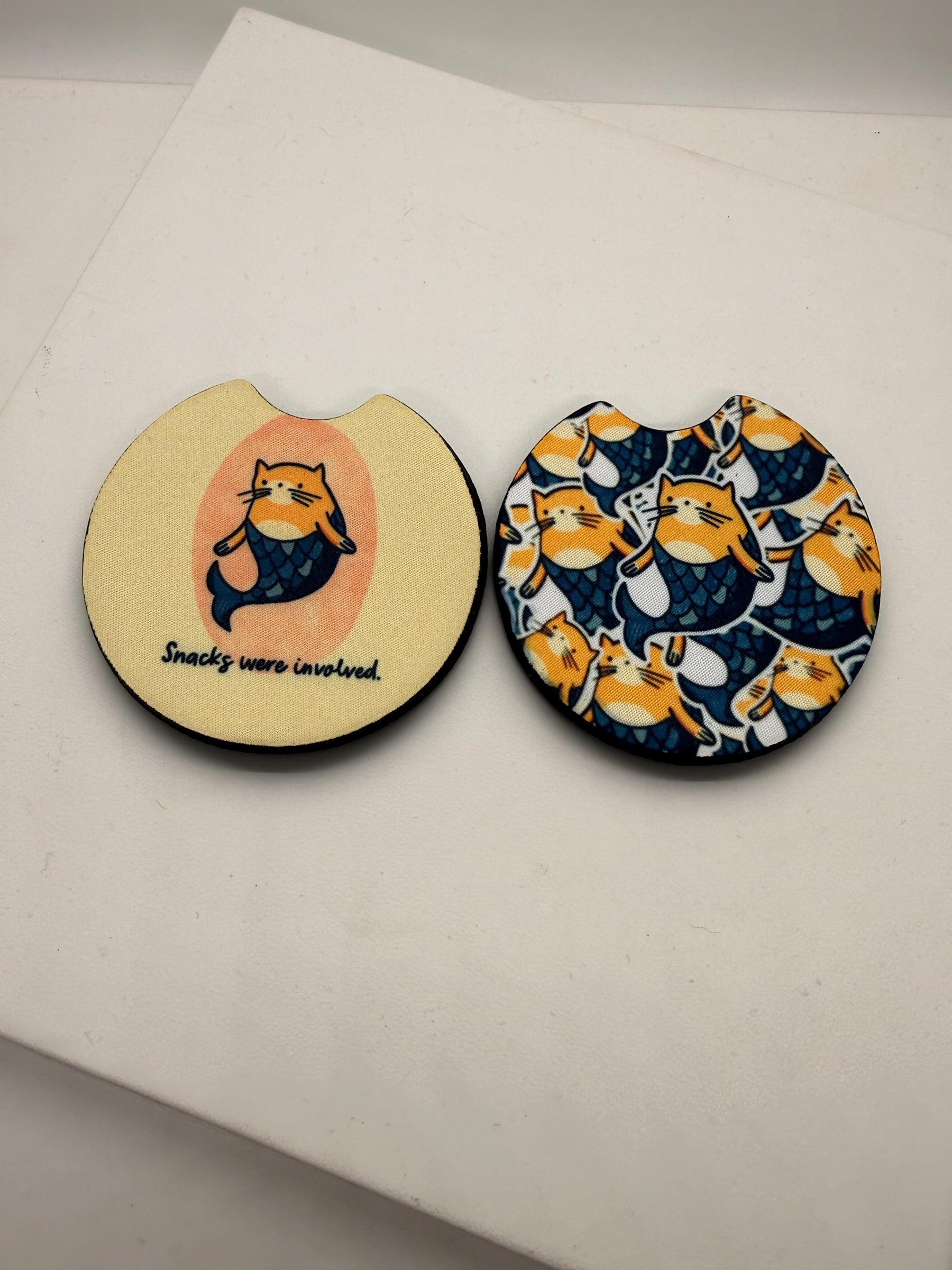 Cat Car Coasters – Set of 2