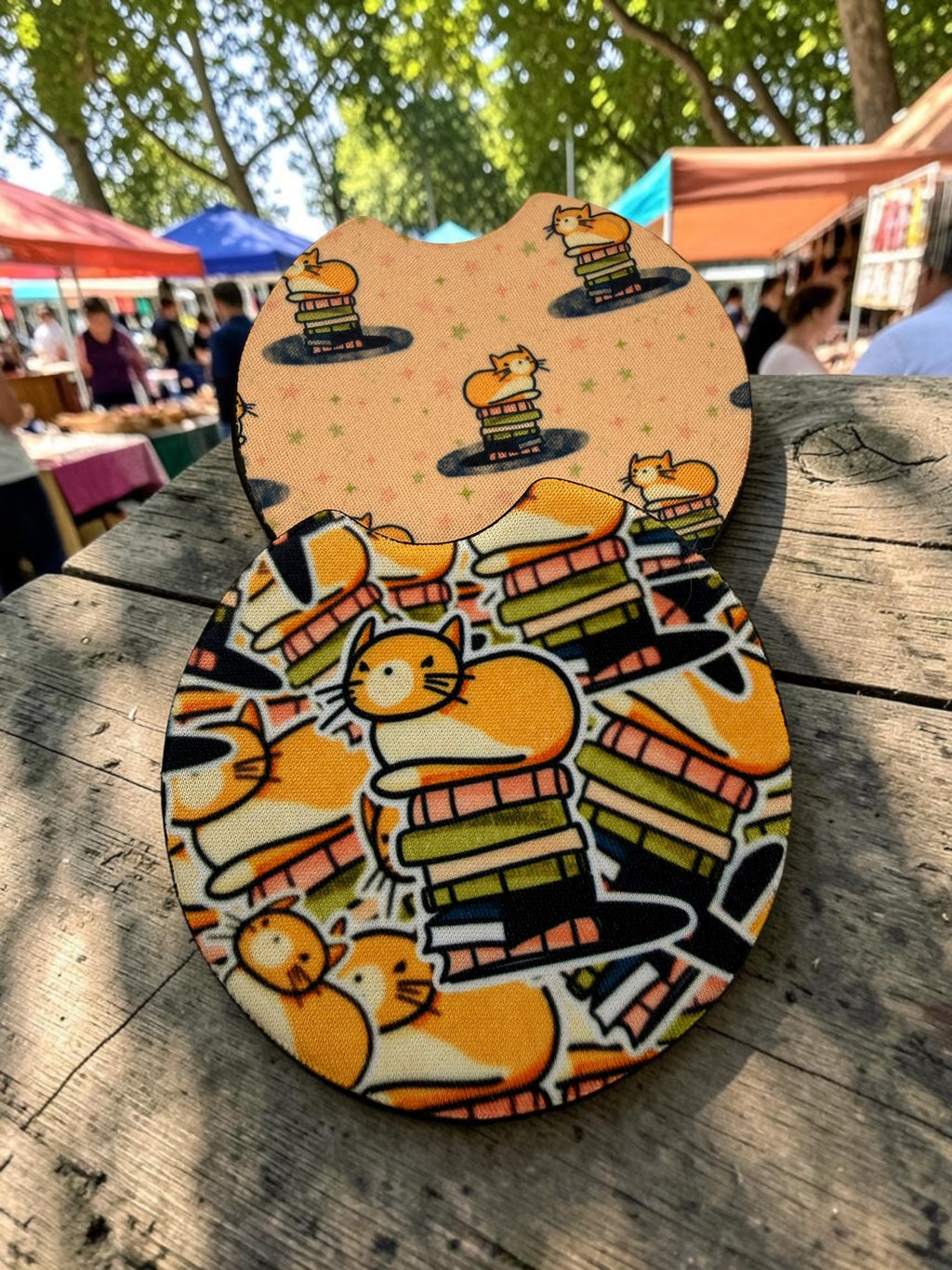 Cat Car Coasters – Set of 2
