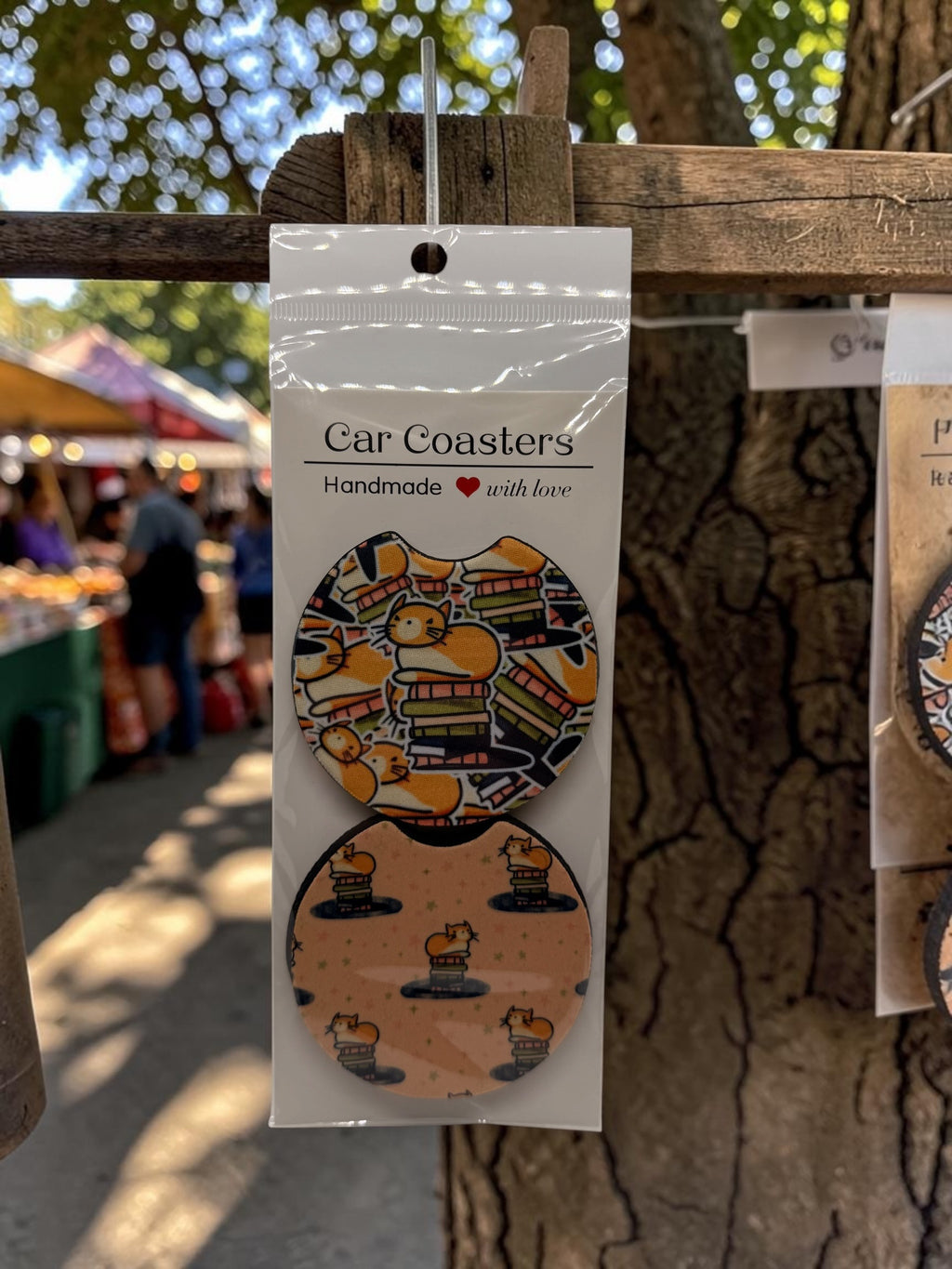 Cat Car Coasters – Set of 2