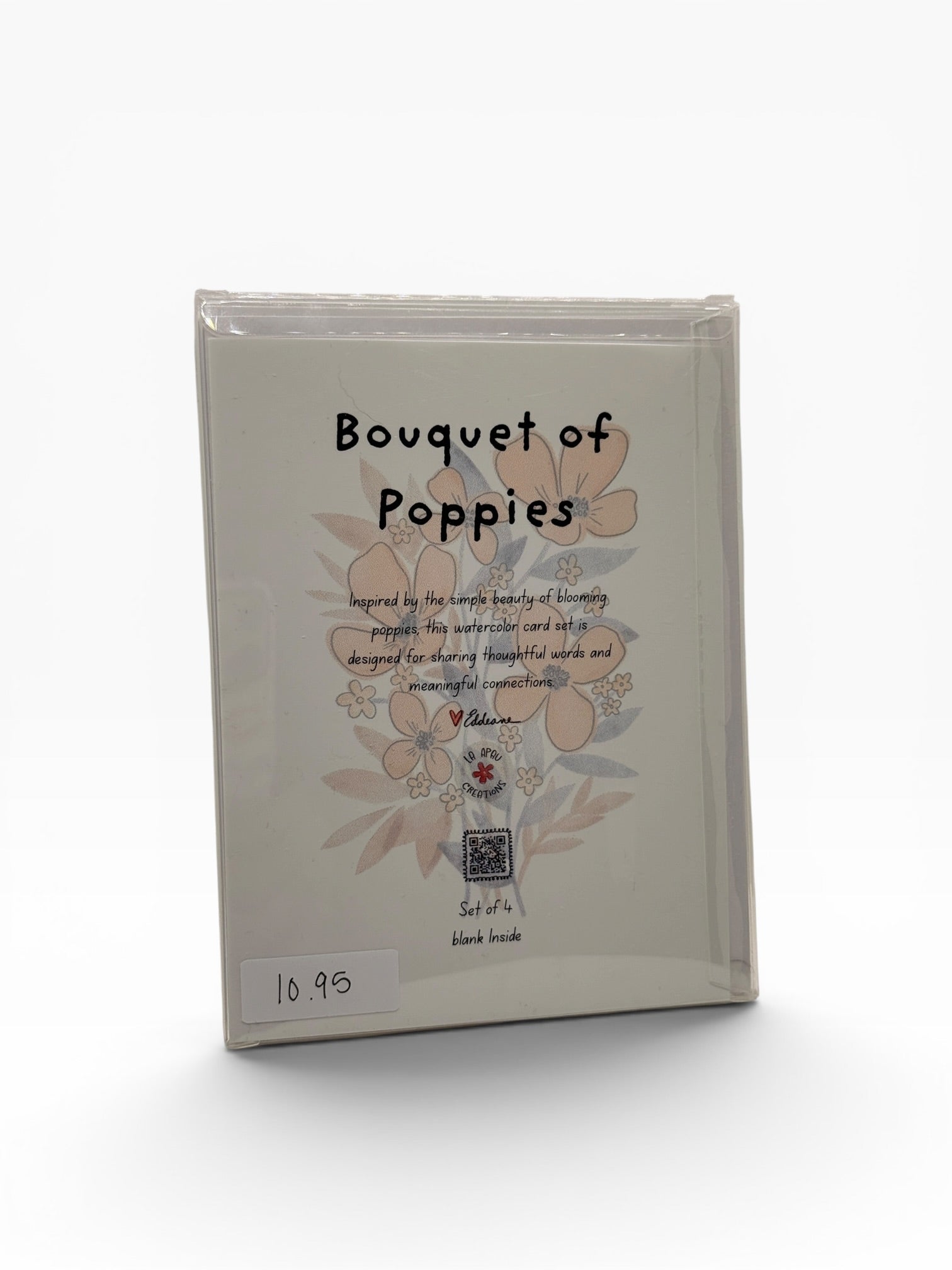Bouquet of Poppies Watercolor Card Set