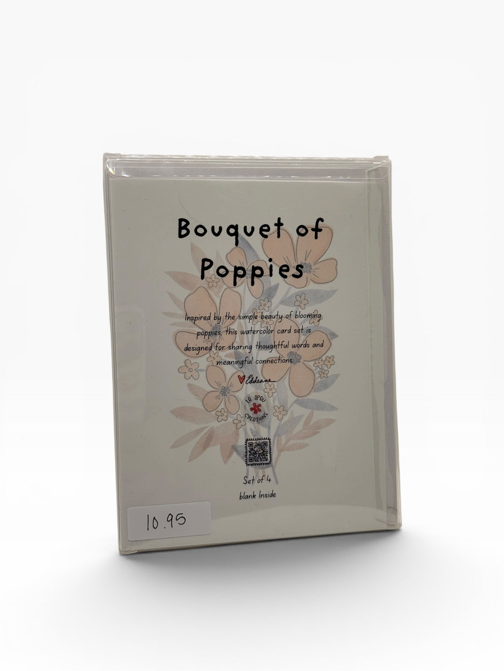 Bouquet of Poppies Watercolor Card Set