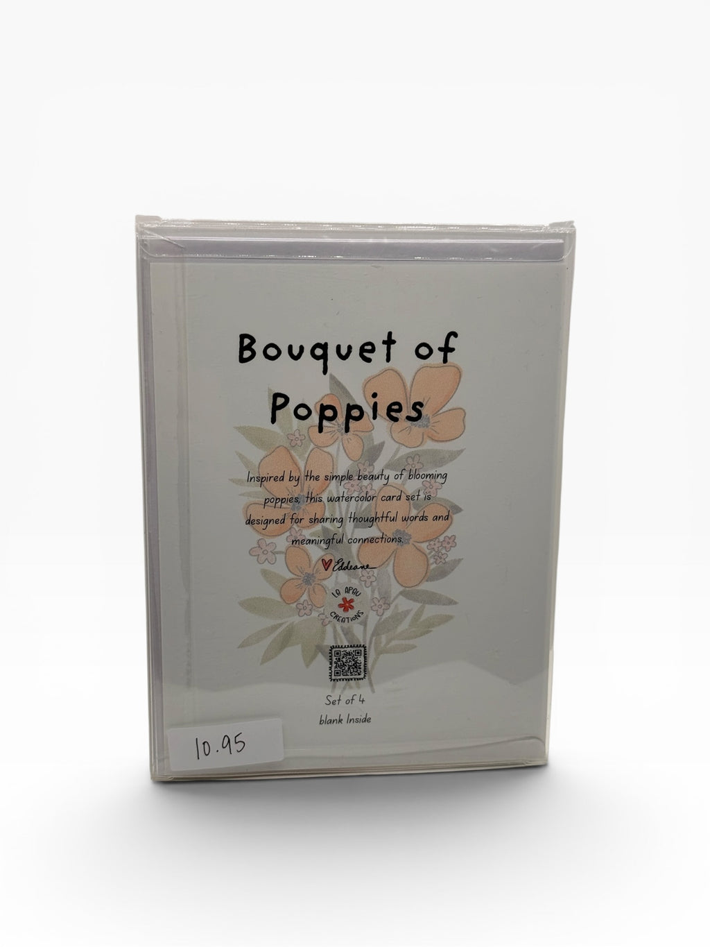 Bouquet of Poppies Watercolor Card Set