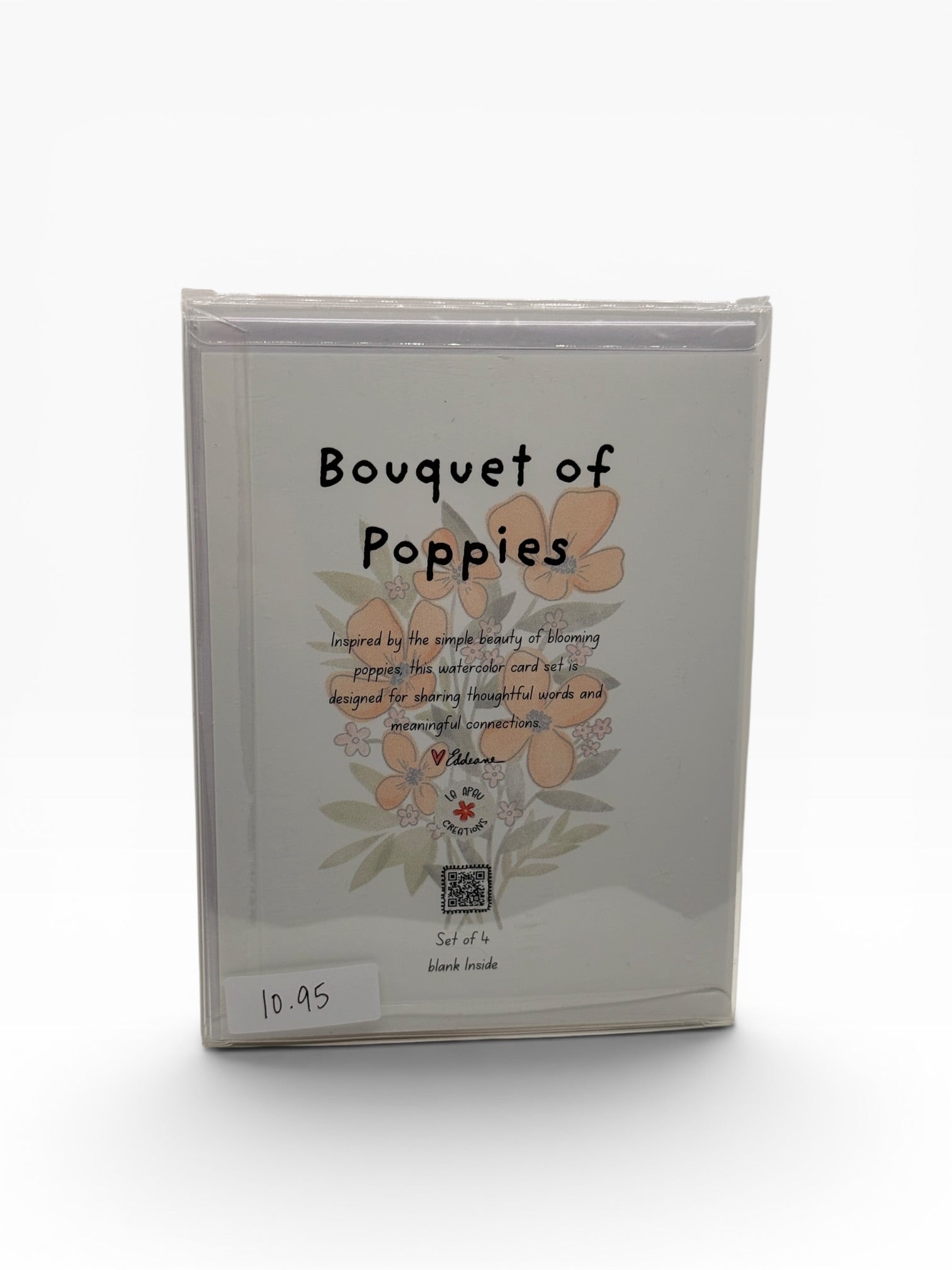 Bouquet of Poppies Watercolor Card Set