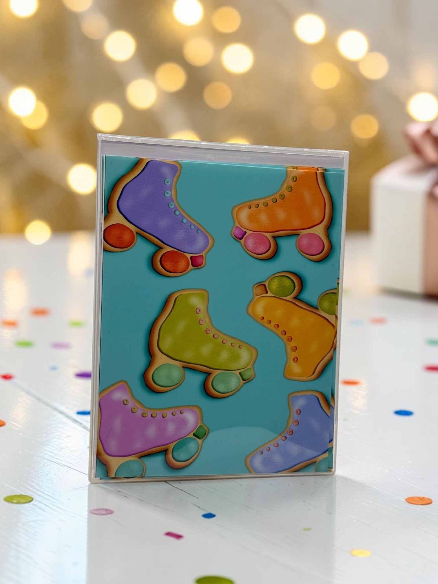 Retro Skate Cookies Card Set
