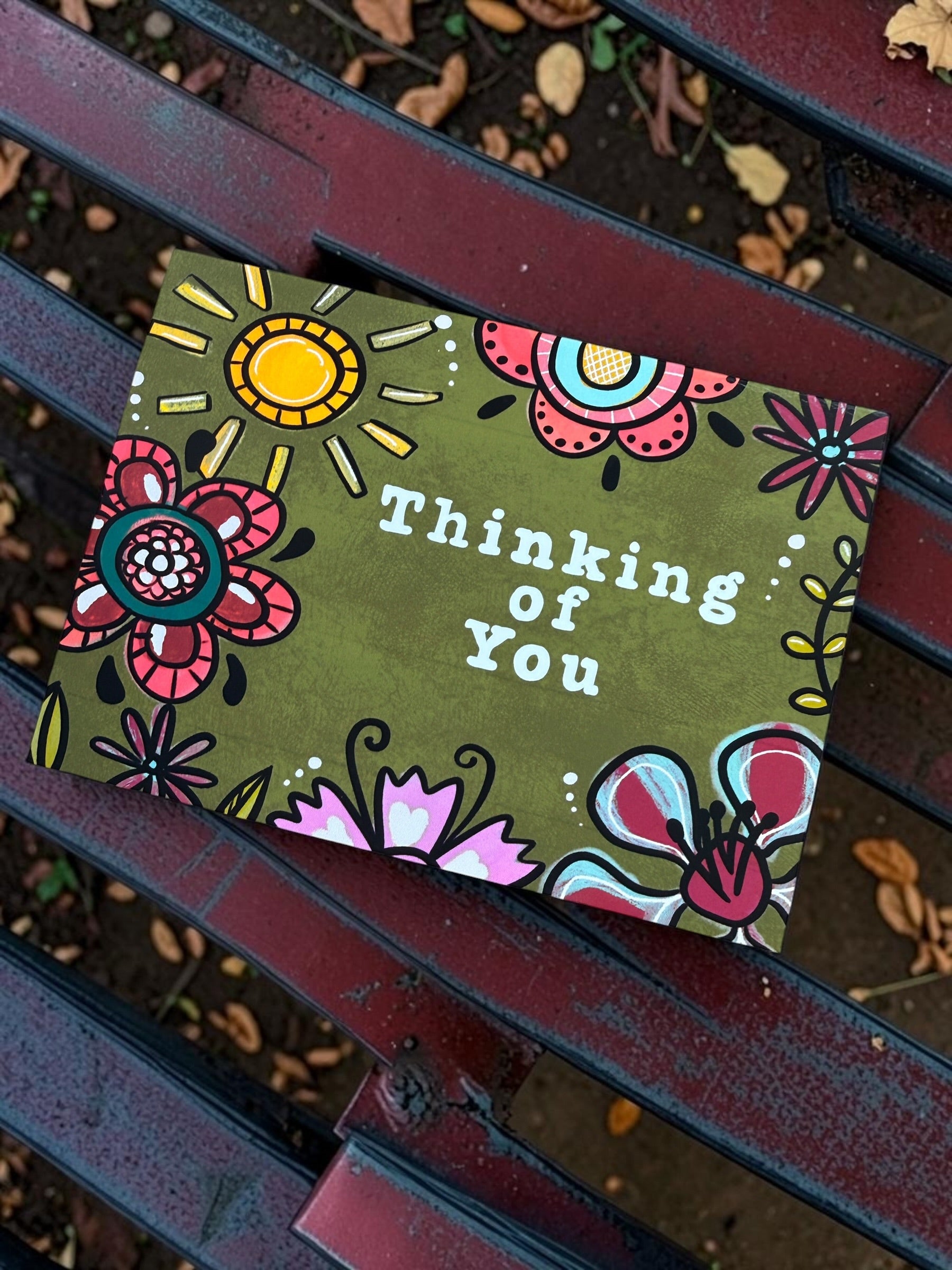 Thinking of You — Floral Greeting Card