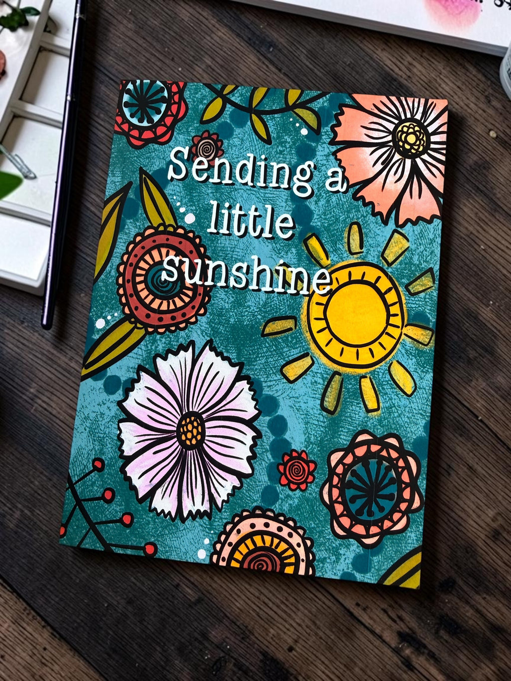 Sending a Little Sunshine — Greeting Card