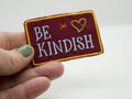 Be Kindish Embroidered Patch – Funny Kindness Iron-On Patch