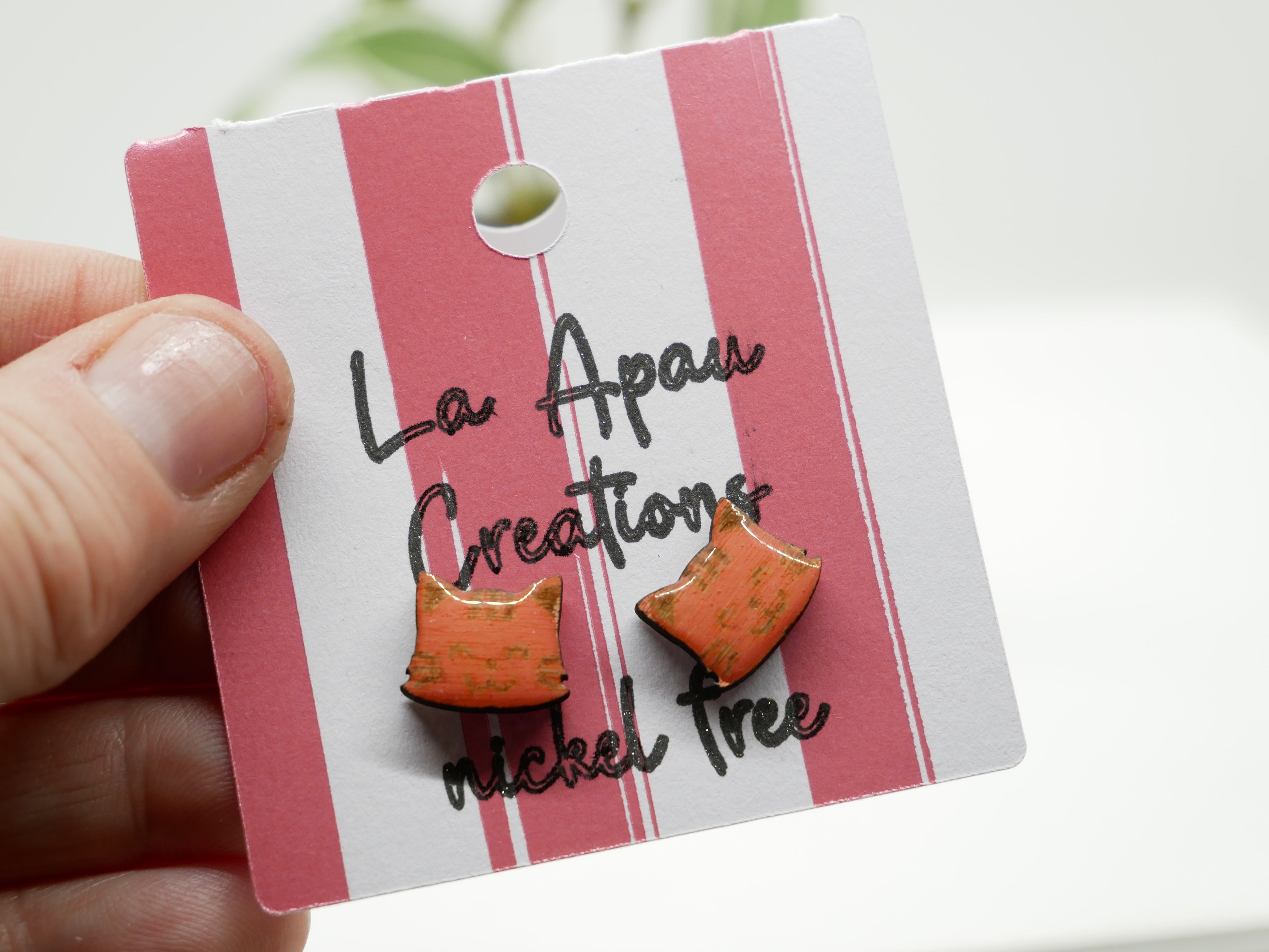 Fundraiser: $10 from every pair of laser-cut cat earrings supports Bill Spencely’s recovery.