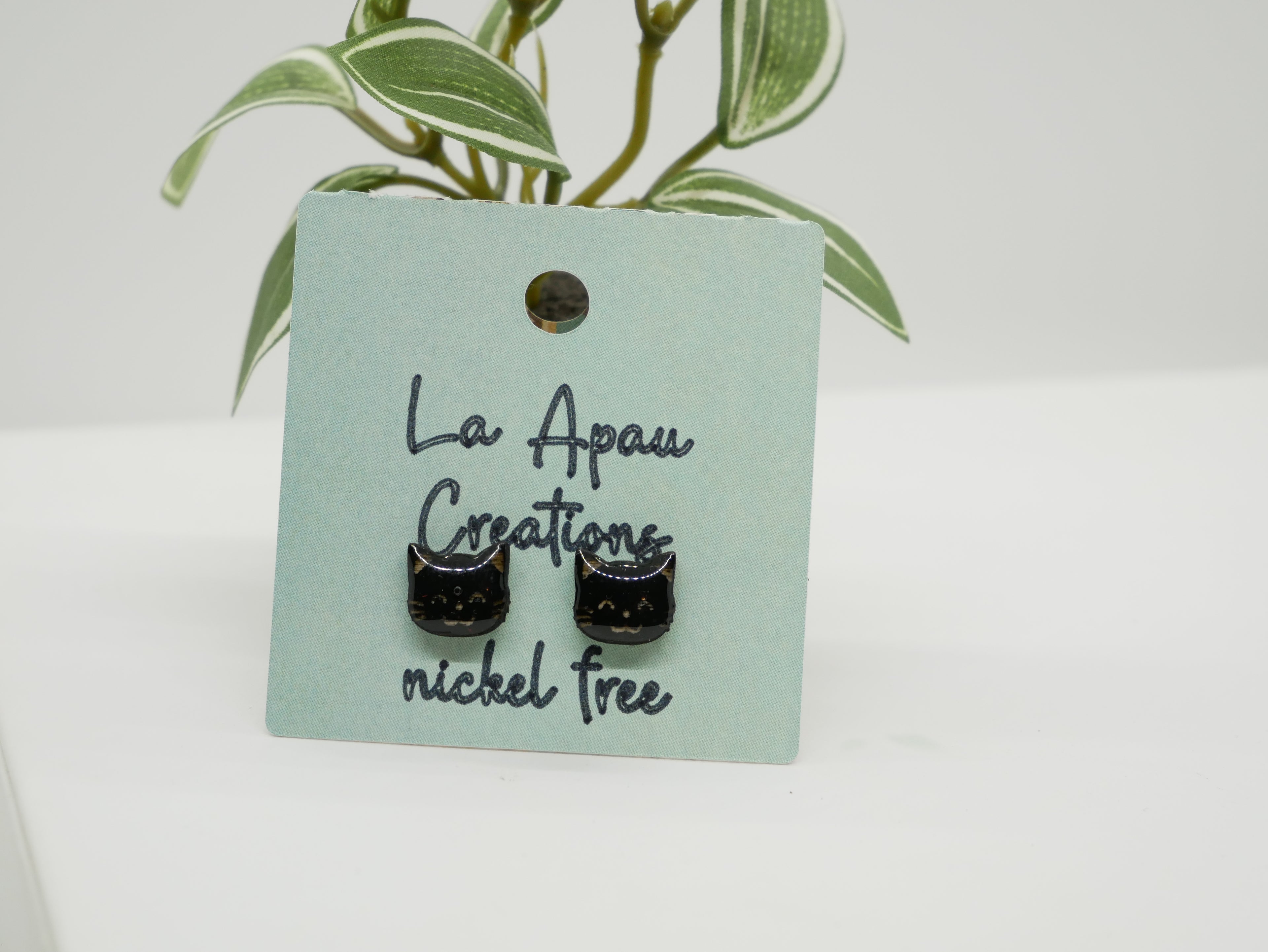 Black Cat earrings
