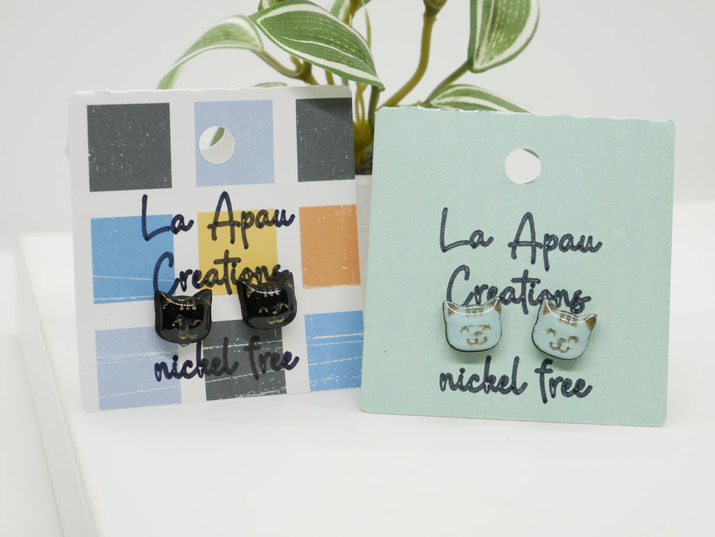 Cat & Dog Paw Print Earrings | Random or Choose Style