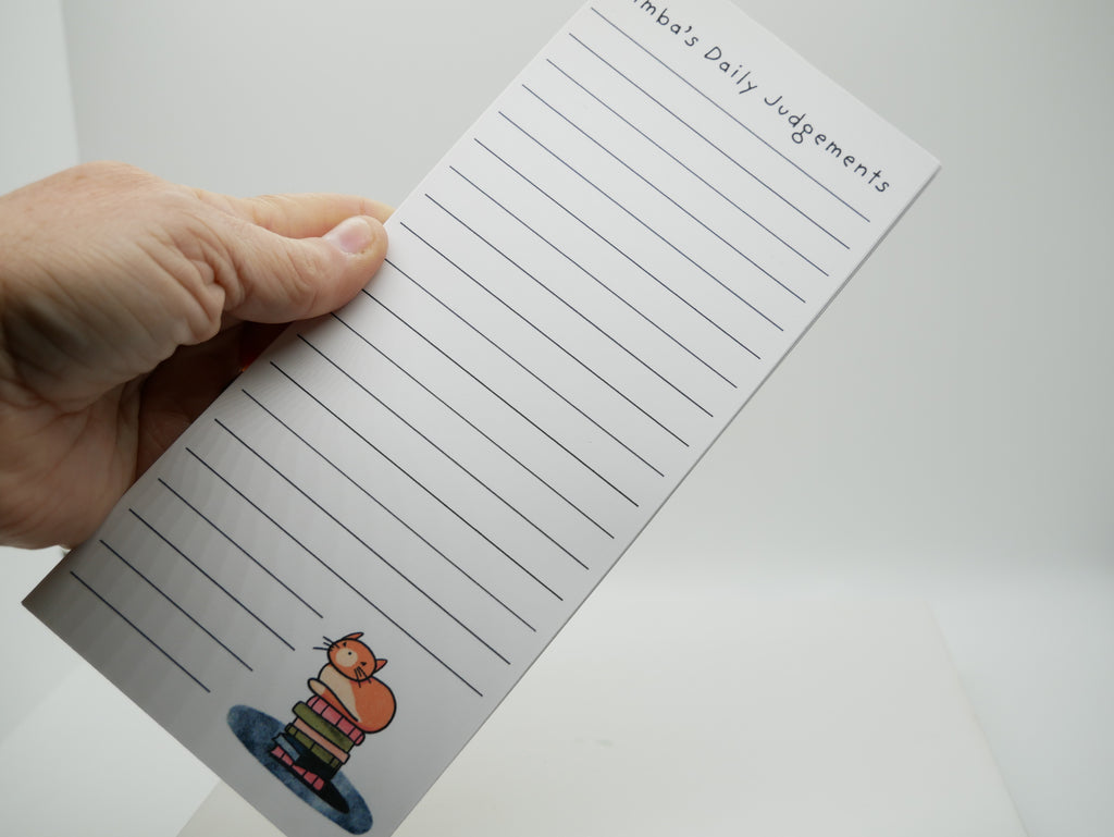 Simba’s Daily Judgments – 30 Page To Do List Magnetic Notepad