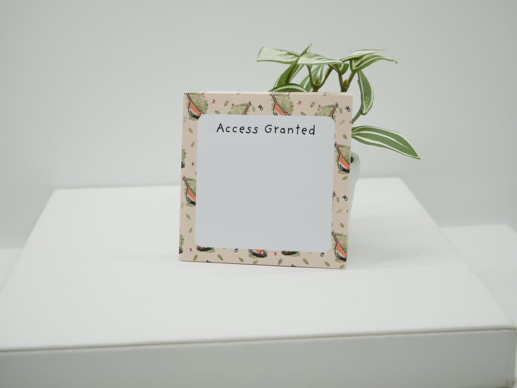 Simba Sticky Notes & Engraved Bamboo Pen Desk Set – Cat Lover Stationery