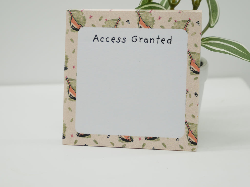 Simba Sticky Notes & Engraved Bamboo Pen Desk Set – Cat Lover Stationery