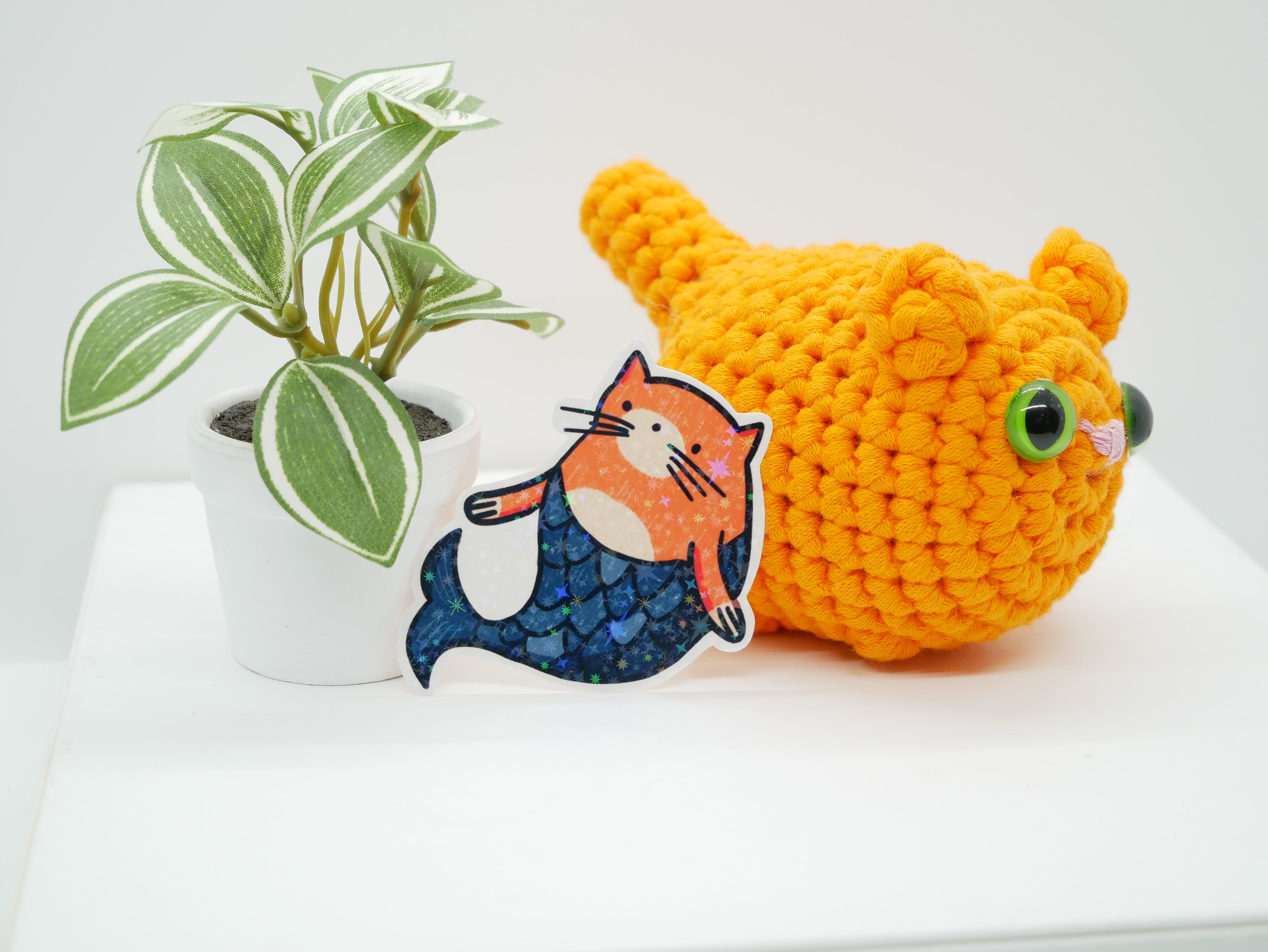 Simba Mermaid Holographic Sticker