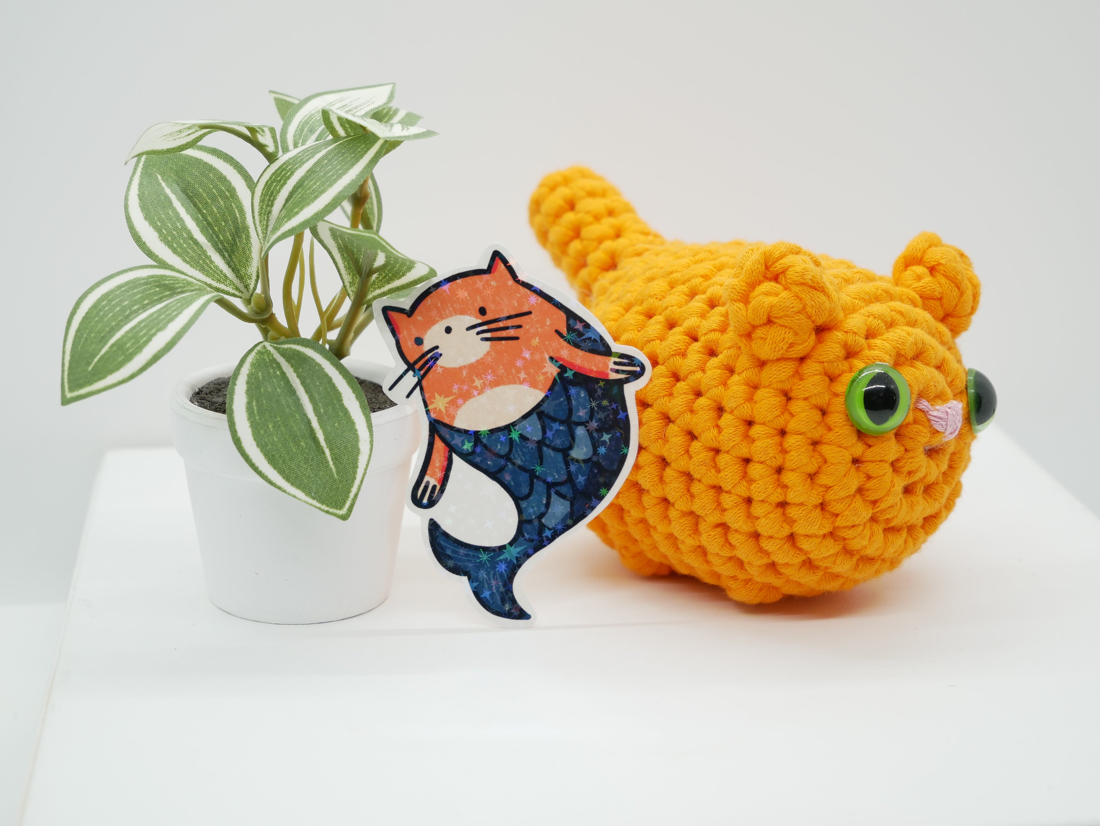 Simba Mermaid Holographic Sticker