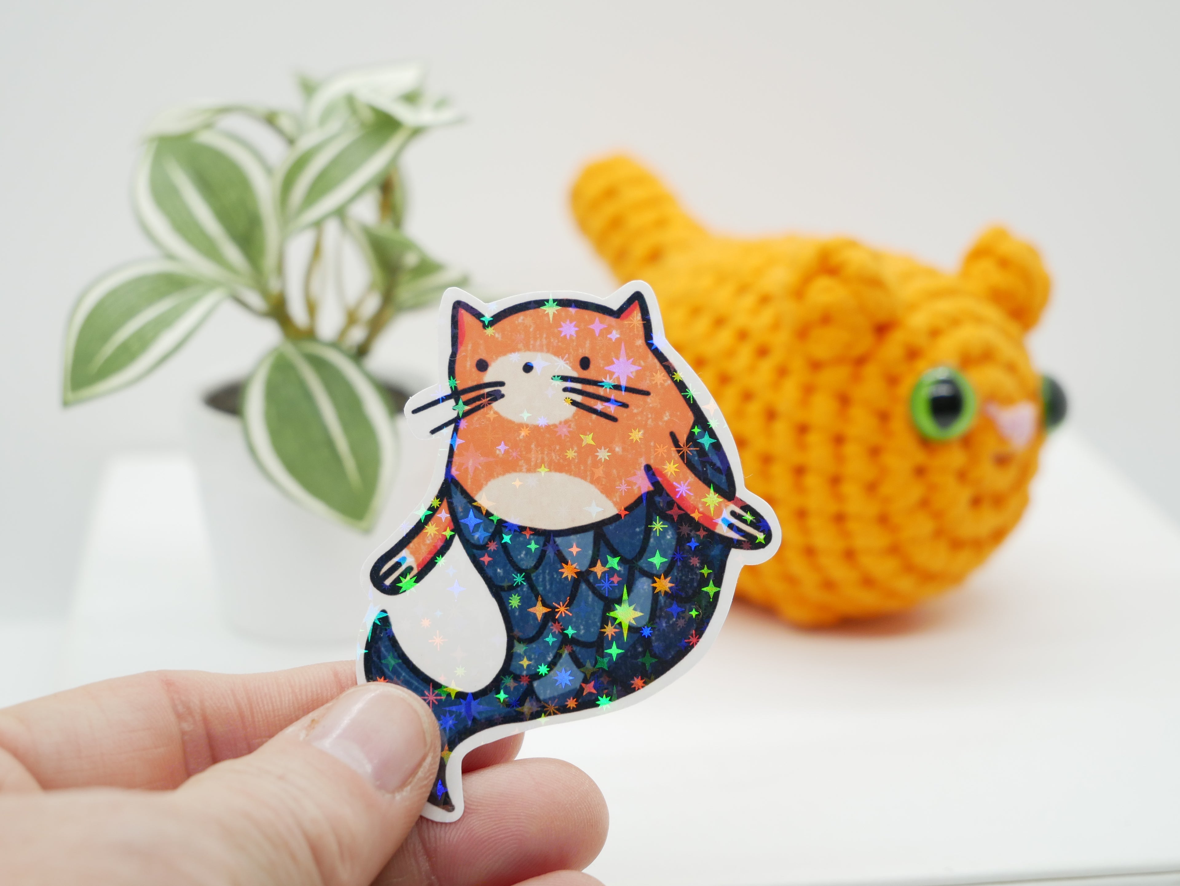 Simba Mermaid Holographic Sticker