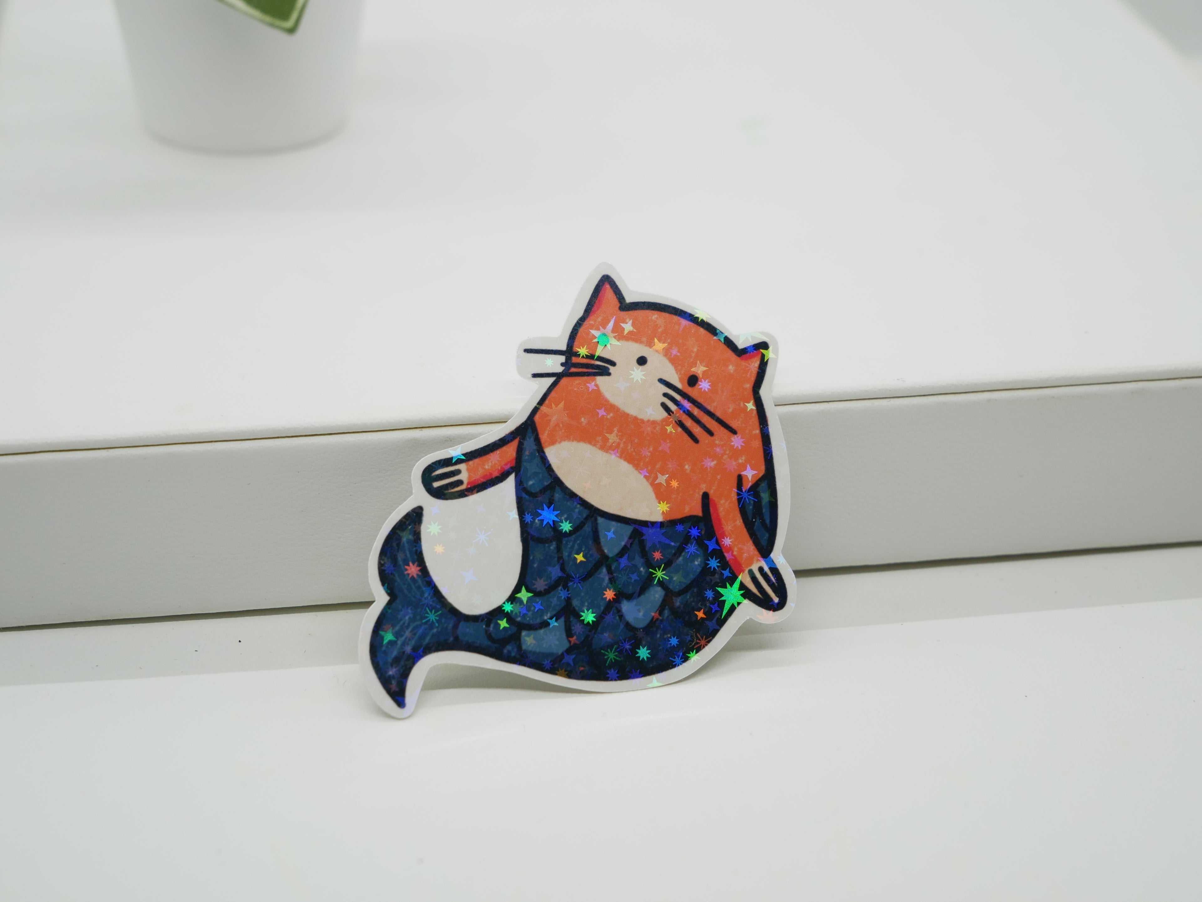 Simba Mermaid Holographic Sticker