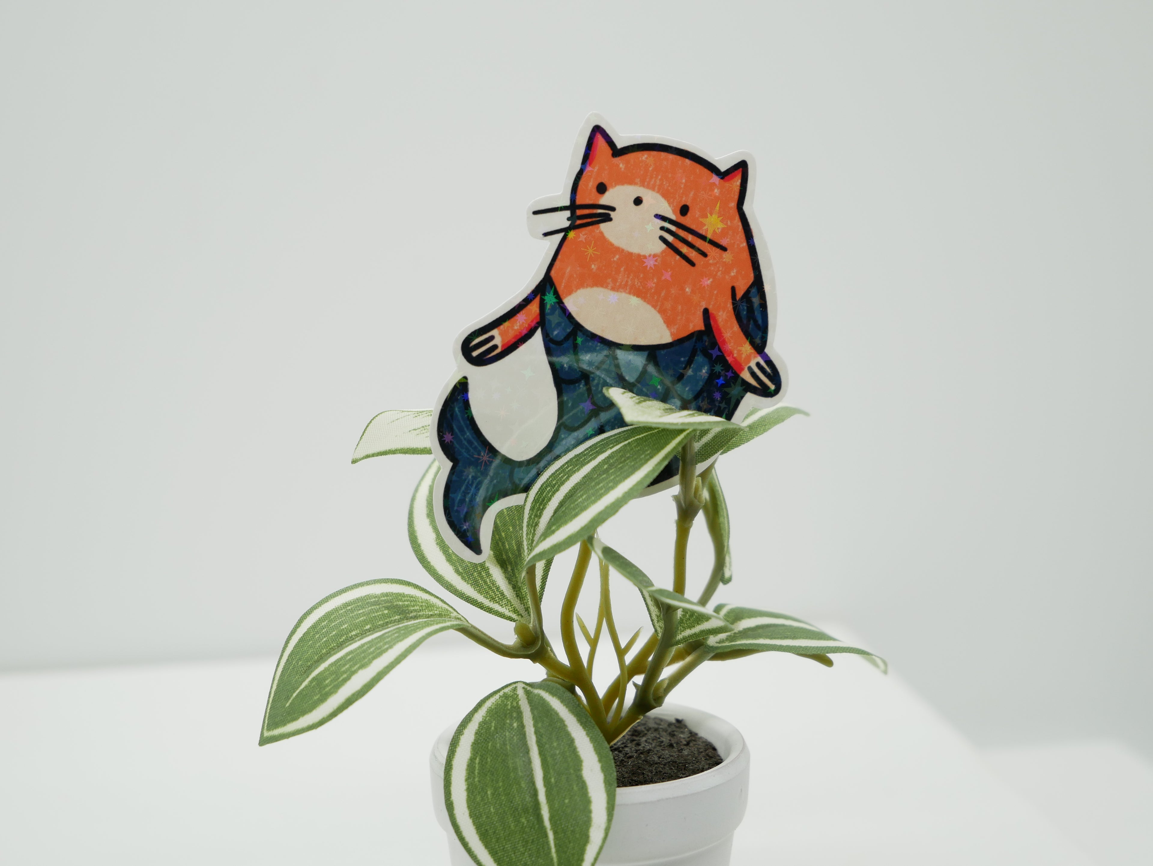 Simba Mermaid Holographic Sticker