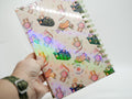 Simba Toy Pattern Spiral Notebook – Holographic Cover Journal