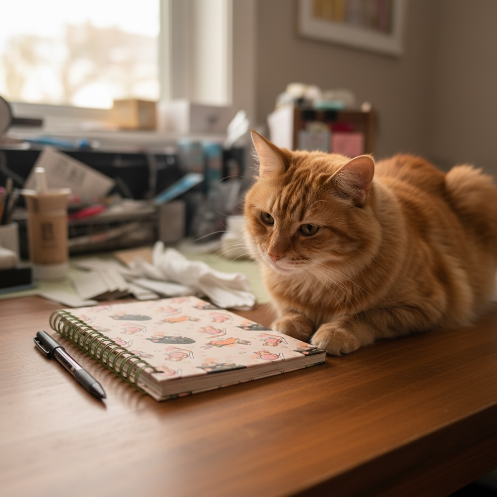 Simba Toy Pattern Spiral Notebook – Holographic Cover Journal