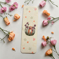 Cat in Poppies Bookmark – Floral Cat Bookmark (Matte or Glossy Laminated)