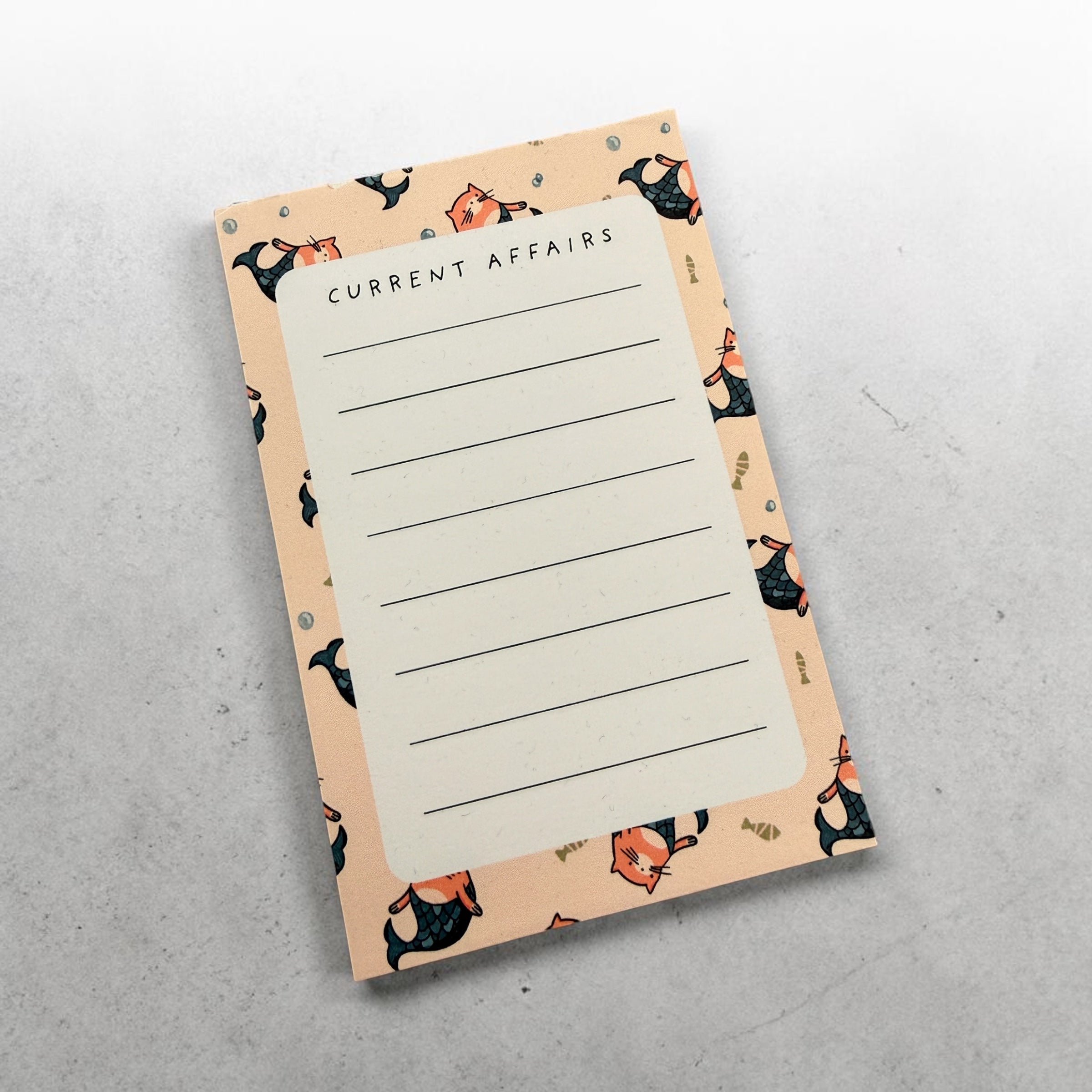 Current Affairs Mer-cat Notepad