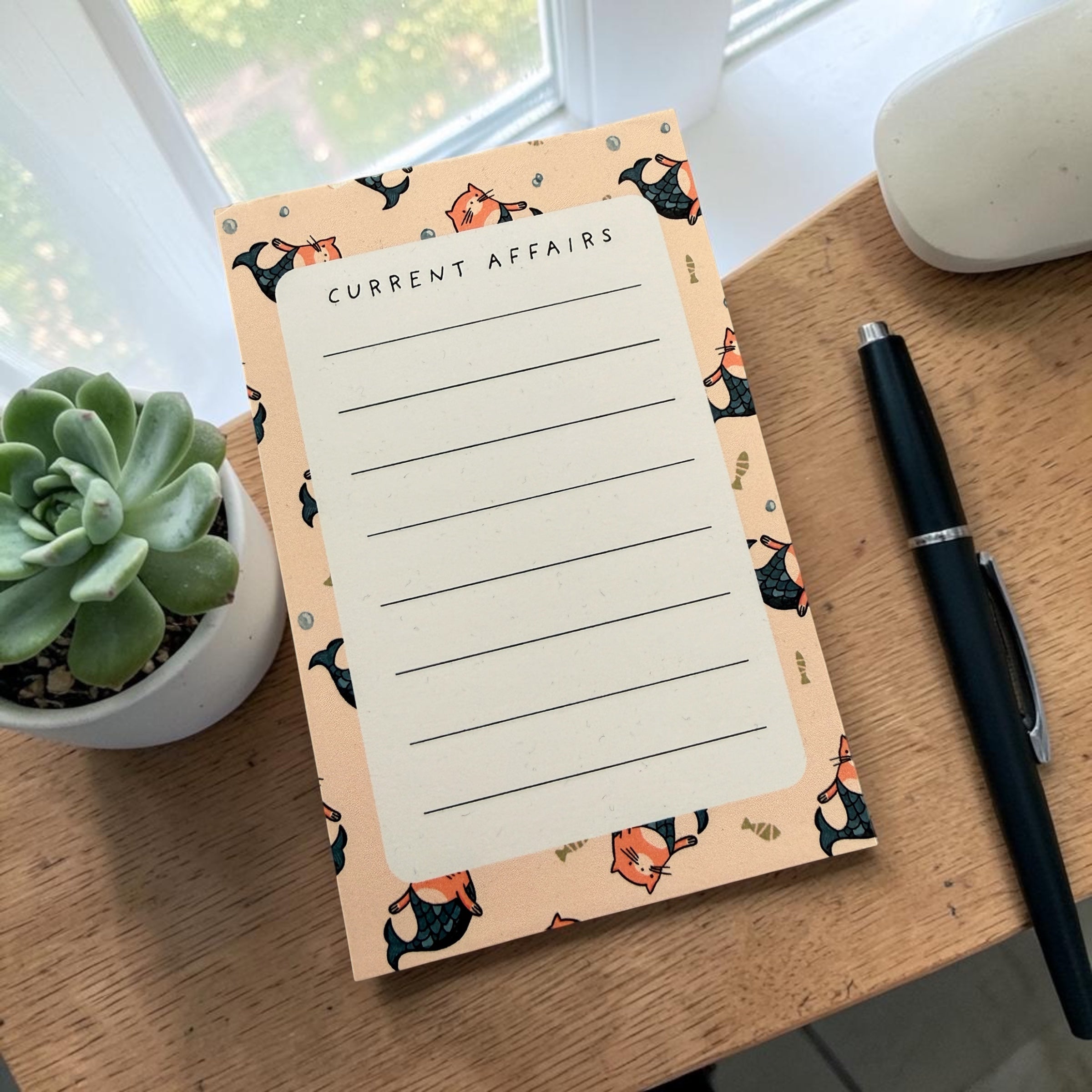 Current Affairs Mer-cat Notepad