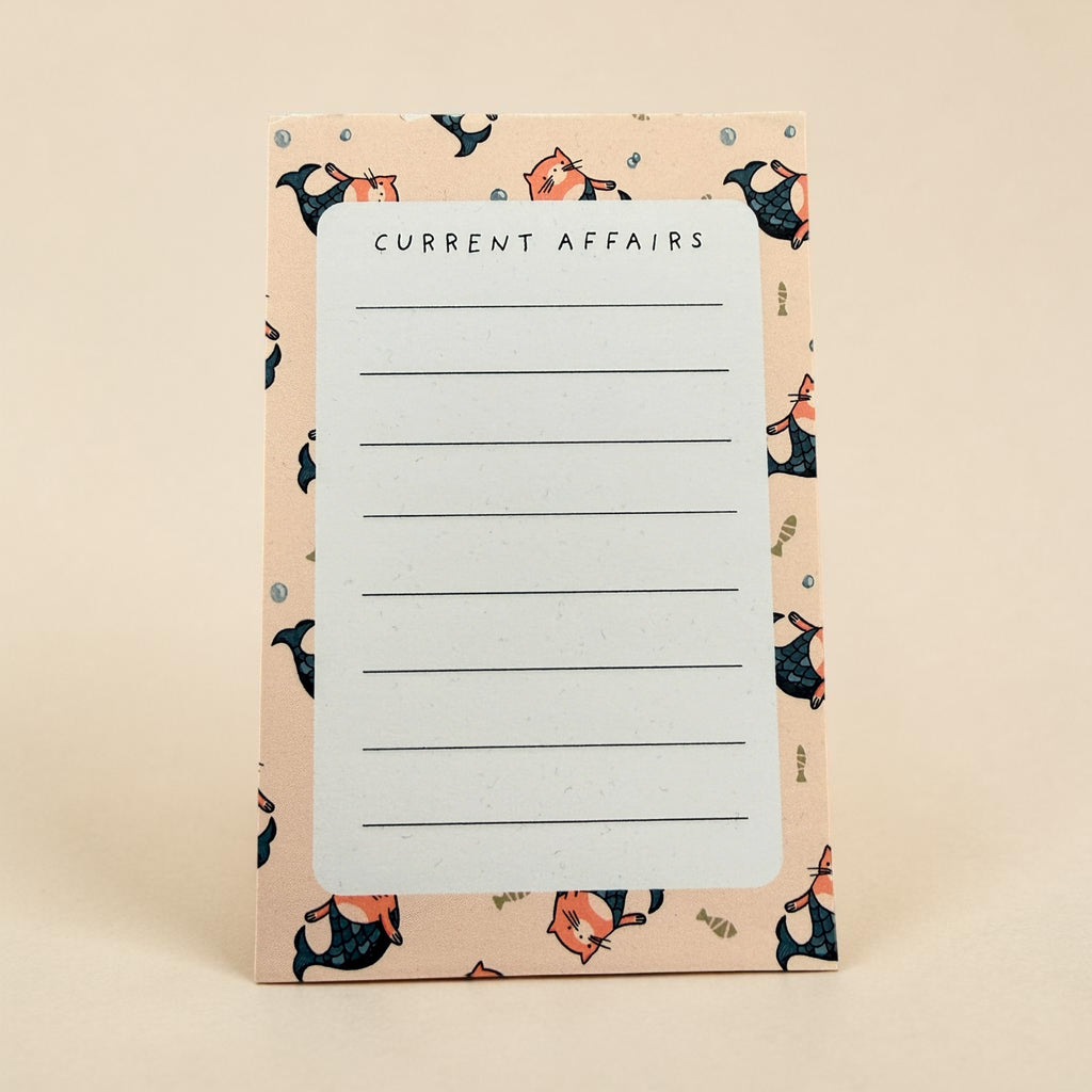 Current Affairs Mer-cat Notepad